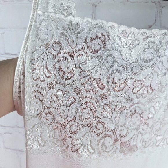 Cabernet White Lace Camisole Lingerie Top L - Picture 3 of 5